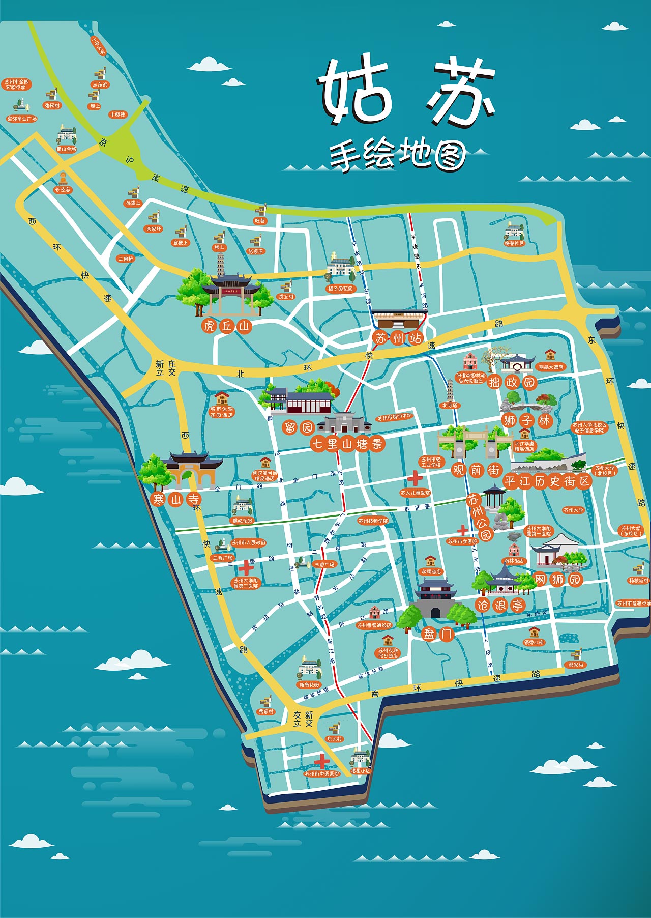 合江手绘地图景区的文化宝藏
